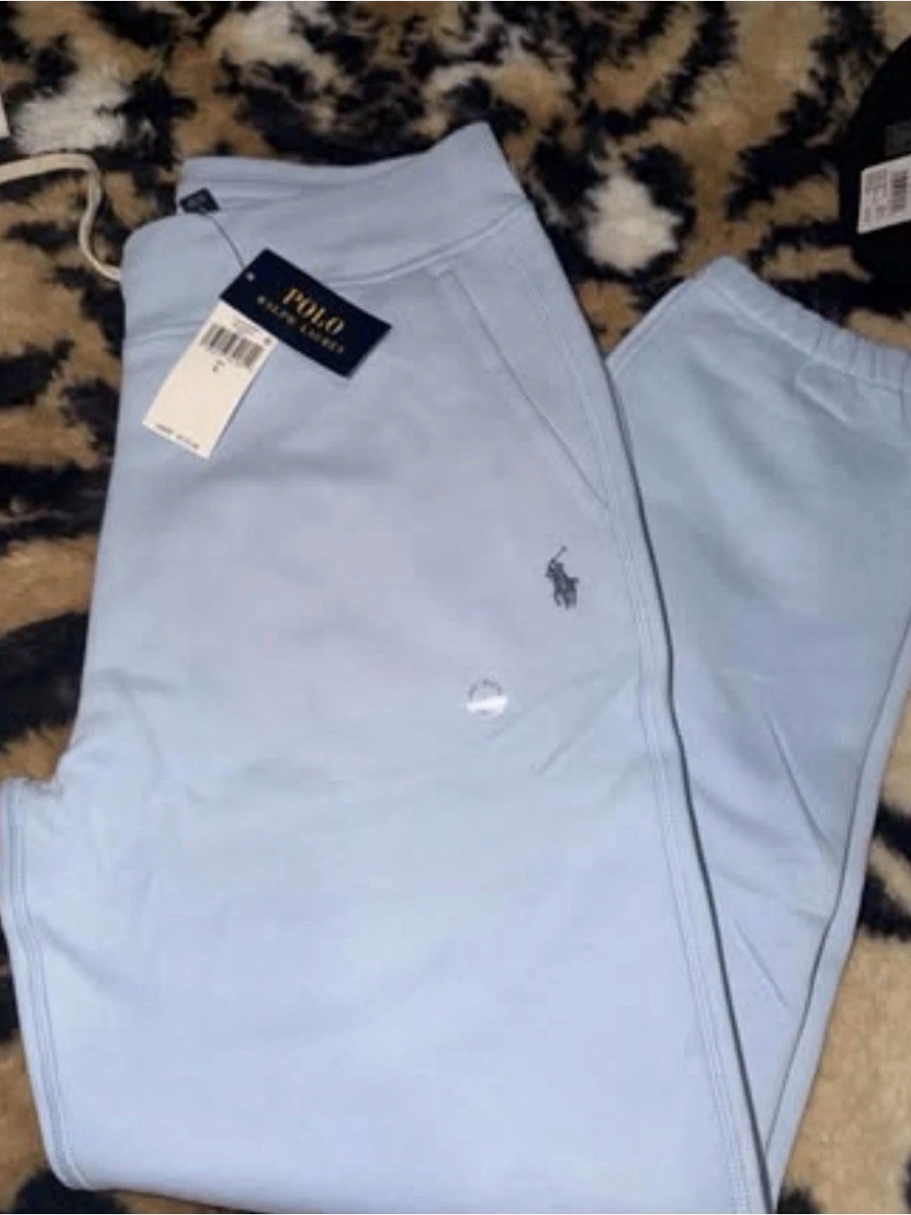 Polo by Ralph Lauren Baby Blue Men Sweatpants with Embroidered Pony